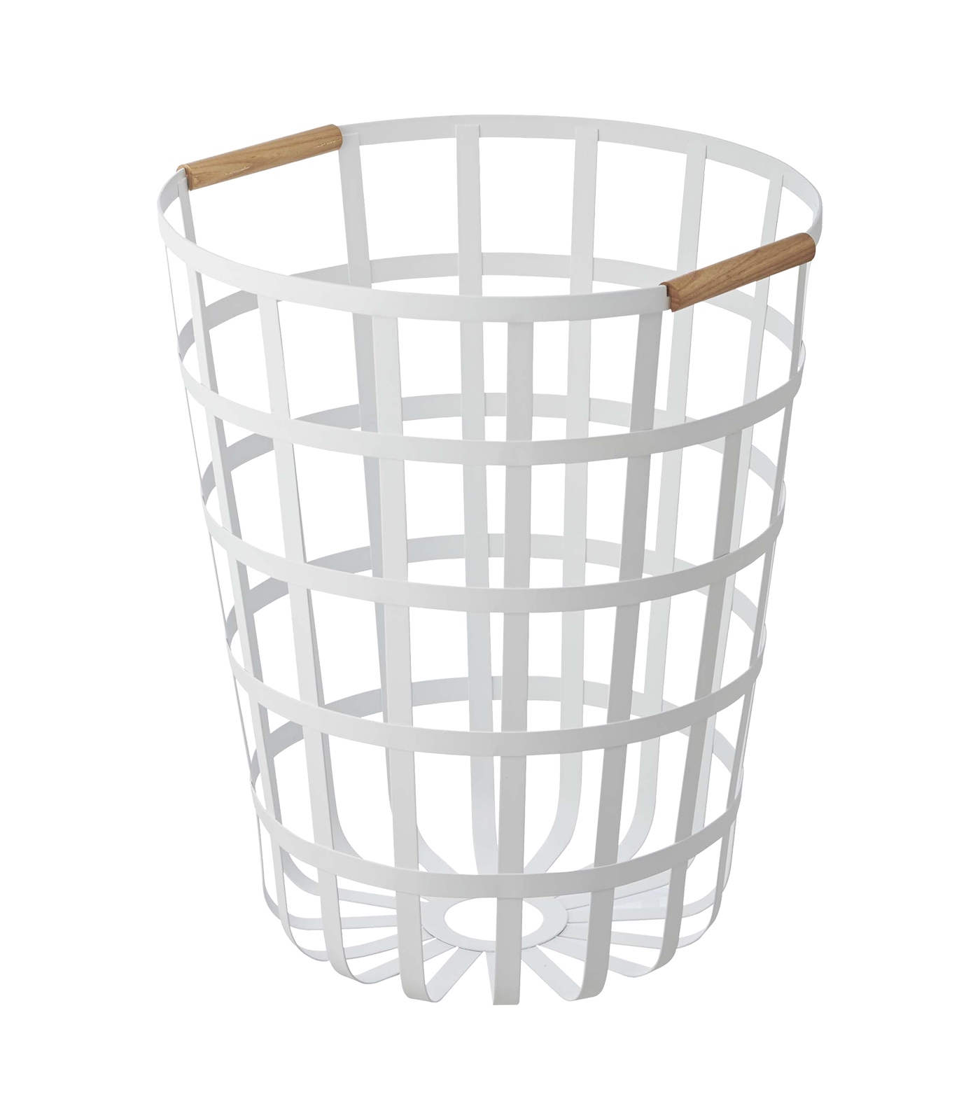 Wire Basket (18" H) - Steel + Wood