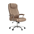 Ergonomic Executive Office Chair with Adjustable Height and Rollable Base