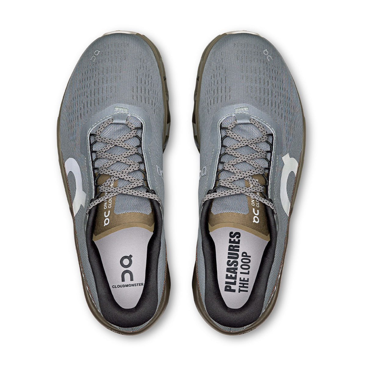 + PLEASURES + The LOOP Running Supply Wmns Cloudmonster 2 'Mist Olive'