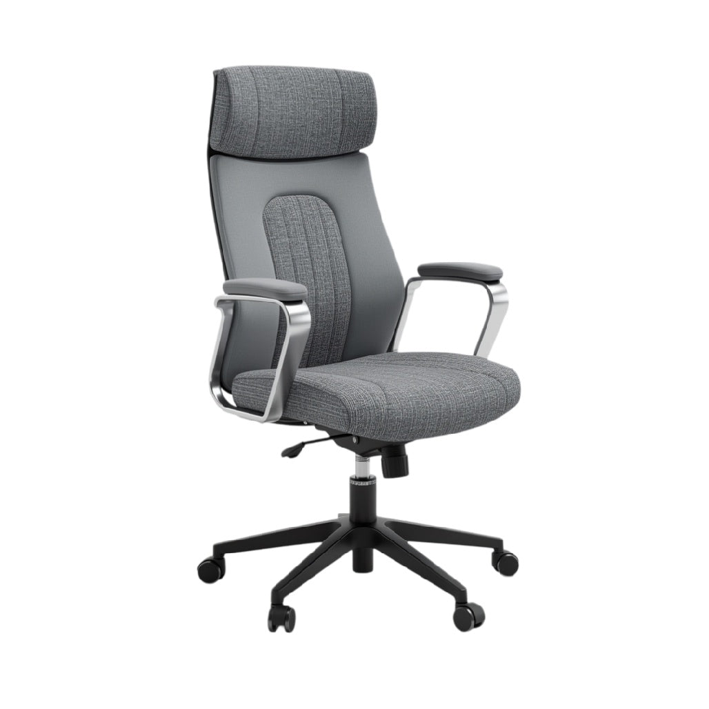 Ergonomic High-Back Office Chair with Adjustable Features