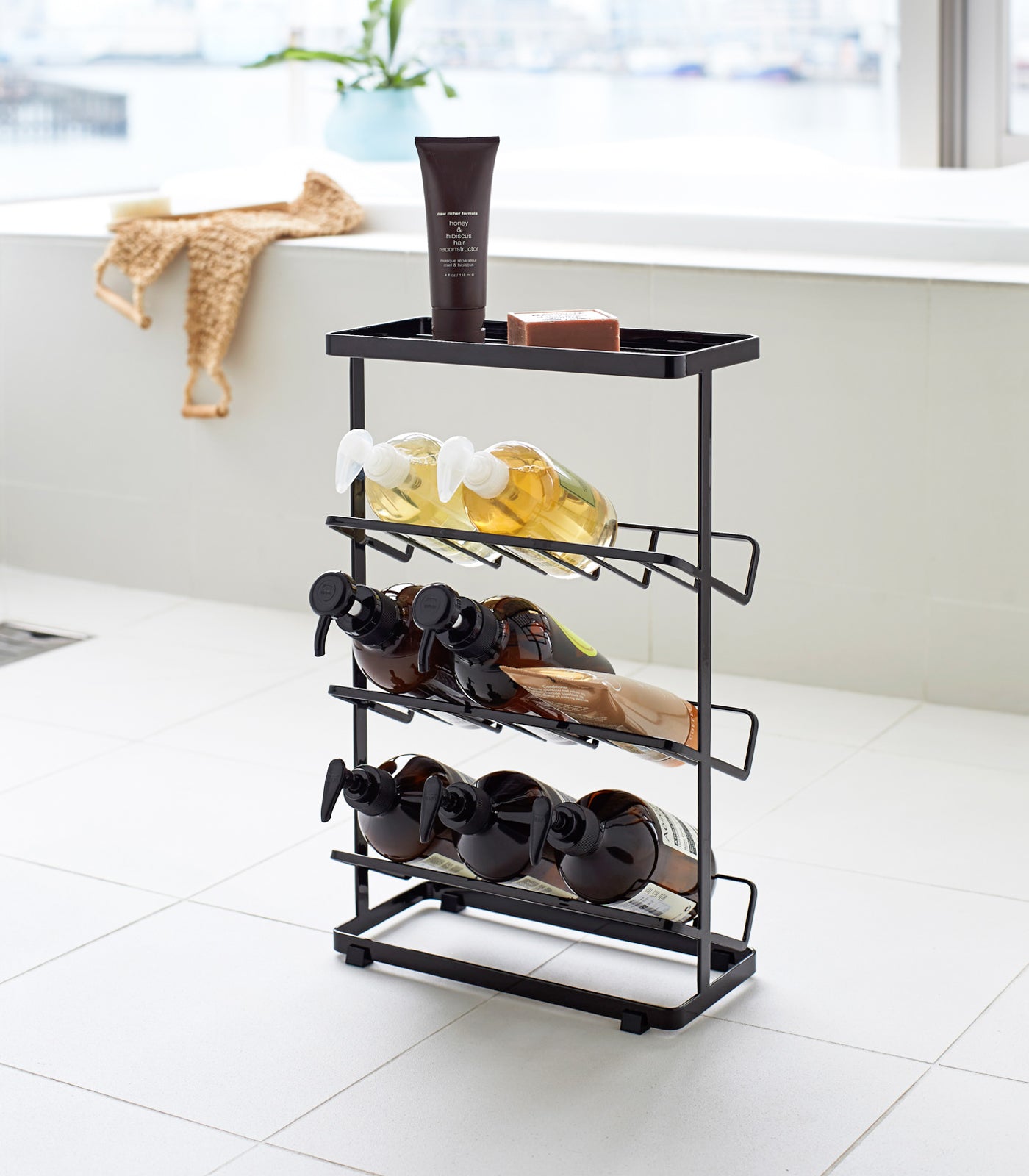 Shower Dispenser Caddy (17" H)  - Steel