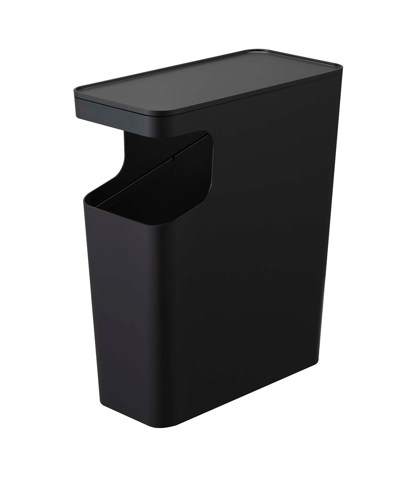 Side Table Trash Can