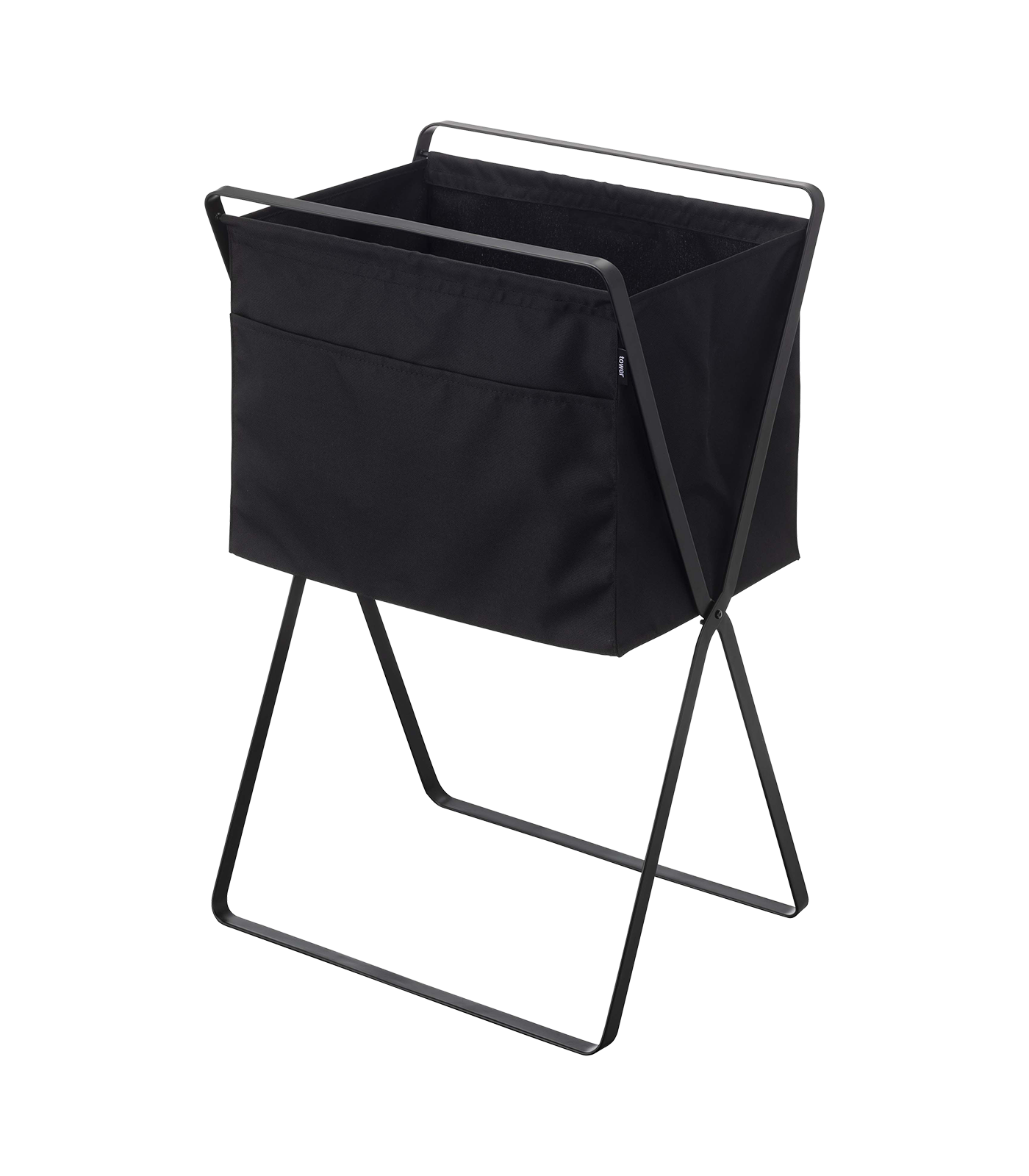 Folding Laundry Basket (27.6" H)  - Steel